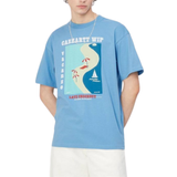 Carhartt Dame - Rund hals T-shirts Carhartt WIP Vacanze T-shirt - Piscine Blue