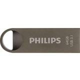 Philips 64 GB Hukommelseskort & USB Stik Philips USB 3.1 Moon Edition 64GB