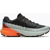 Merrell 6 - Herre Løbesko Merrell Agility Peak Trail running shoes Men's Black Tangerine