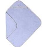 Bambus Babyhåndklæder BabyMatex Bamboo håndklæde med hætte Blue 100x100 cm