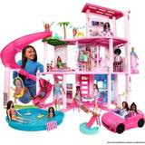 Barbies Legetøj Barbie Dreamhouse Pool Party Doll House with 3 Story Slide HMX10