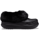 46 ⅔ - Polyester Hjemmesko & Sandaler Crocs Furever Crush - Black