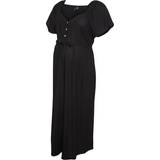 Knapper Graviditet & Amning Mamalicious Maternity Dress Black (20018993)