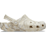13 - Beige Udetøfler Crocs Classic Marbled Clog - Bone/Multi