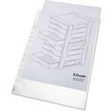 Mapper & Ringbind Esselte Premium Plastic Pocket A3 with Embossing 50-pack