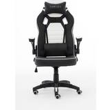 Raptor Gaming Chair GS-50 Full Size, PU Foam, Black/White