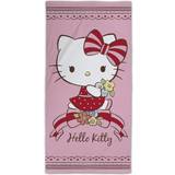 Hello Kitty Bomuld Babyudstyr Hello Kitty Handduk 70x140 cm Rosa