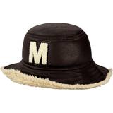 Tilbehør MM6 Maison Margiela Kids logo-patch faux-leather hat kids Polyester/Polyester/Polyurethane III Brown