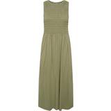 Cream Dame - Grøn Kjoler Cream CRLula Jersey Dress - Oil Green