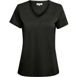 Cream Bomuld Tøj Cream Women's Naia T-Shirt - Pitch Black