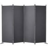 Aluminium - Sort Rumdelere Vevor Folding Privacy Screens Rumdeler 224x170.9cm