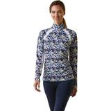 Camouflage - Dame Sweatere Ariat sunstopper 2.0 womens 1/4 zip baselayer pool blue oasis