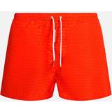 DSquared2 Orange Tøj DSquared2 Mens All-over Design Swim Shorts