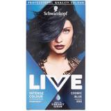 Herre - blå Permanente hårfarver Schwarzkopf Live Color XXL #90 Cosmic Blue