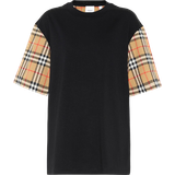 Burberry Dame T-shirts & Toppe Burberry Vintage Check T-shirt - Black