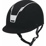 Ruskind Rytterudstyr Equipage Priority Suede Helmet - Black
