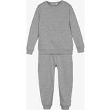 116 - Grå Tracksuits Minymo Grey Marl Cotton Tracksuit year