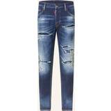 DSquared2 Slim Bukser & Shorts DSquared2 Destroyed Jeans - Blue