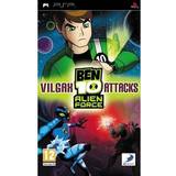 PlayStation Portable spil Ben 10: Alien Force - Vilgax Attacks (PSP)