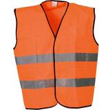 Gul sikkerhedsvest arbejdstøj Elka Visible Xtreme refleksvest sikkerhedsvest, Hi-vis Orange