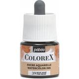 Beige Akvarelmaling Pebeo Colorex Watercolor Ink 45 ml Pink Beige – bøtte med akvarelblæk og pipette