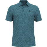 Under Armour Playoff 3.0 Printed Polo Still Water/Blue