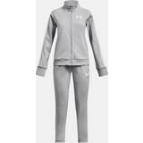 50 - Hvid Tracksuits Under Armour Girls' Knit Tracksuit Mod Gray White YMD 54 in