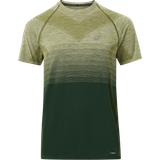 Asics Seamless Running Shirts Men Olive, Green