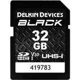 Delkin 32 GB Hukommelseskort & USB Stik Delkin SD BLACK Rugged UHS-II V30 R90/W90 32GB Hukommelseskort
