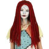 Kampe Parykker Horror-Shop Rag Doll Woll Perücke Kastanienbraun für Halloween