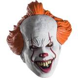 Klovne Heldækkende masker Kostumer Horror-Shop Pennywise Halbmaske als Halloween Verkleidung