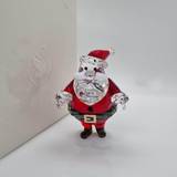 Swarovski Sort Brugskunst Swarovski Holiday Cheers Weihnachtsmann Dekorationsfigur