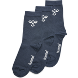 Blå - Piger Undertøj Hummel Sutton Socks 3-pack - Blue Night (207550-7429)