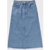 Ganni Heavy Denim Midi Skirt Kvinde Denim Nederdele Denim hos Magasin Light Blue Stone Pris »