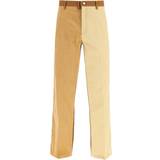 Marni Herre Bukser & Shorts Marni x Carhartt colour-block panelled trousers men Cotton Neutrals