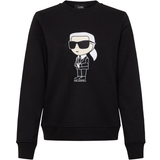 Karl Lagerfeld Dame Sweatere Karl Lagerfeld Ikonik Sweatshirt - Black
