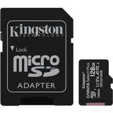 Kingston 128 GB - USB Type-C - microSDXC Hukommelseskort Kingston Canvas Select Plus 100 Mb/s 128GB with SD Adapter