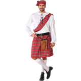 Storbritannien Udklædningstøj Th3 Party Scottish Man Costume for Adults