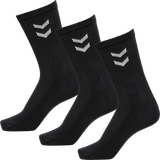 Hummel Sort Undertøj Hummel Basic Socks 3-pack - Black (022030-2001)