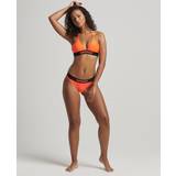 Superdry Orange Badetøj Superdry Code Elastic Bikini Brief Bikiniunderdele hos Magasin Hyper Fire Coral/black