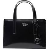 Prada Skind Tasker Prada Re-edition 1995 Brushed-leather Mini Handbag Black TU