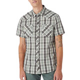 Wrangler Grøn - Slim Tøj Wrangler Short Sleeve Western Shirt - Black