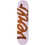 Pink Decks Verb Script Skateboard Deck