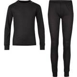 Piger - Sort Svedundertøj McKinley X-Road Ski Underwear Set - Black