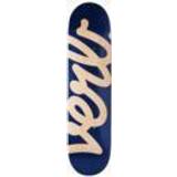 Blå Decks Verb Script Skateboard Deck