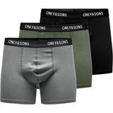 Only & Sons Herre Underbukser Only & Sons Boxer Shorts 3-pack - Olive Night