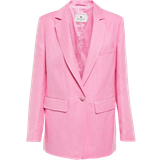 Etro Dame Overdele Etro Tailored Linen and Silk Jacket - Pink