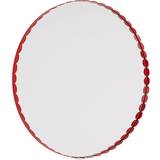 Hay Glas - Rund Spejle Hay Arcs Red Vægspejl 60cm