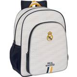Børn - Hvid Rygsække Real Madrid C.F. Skoletaske Hvid 32 X 38 X 12 cm