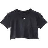 Under Armour Overdele Under Armour Girl's Youths Logo Crop Top Black